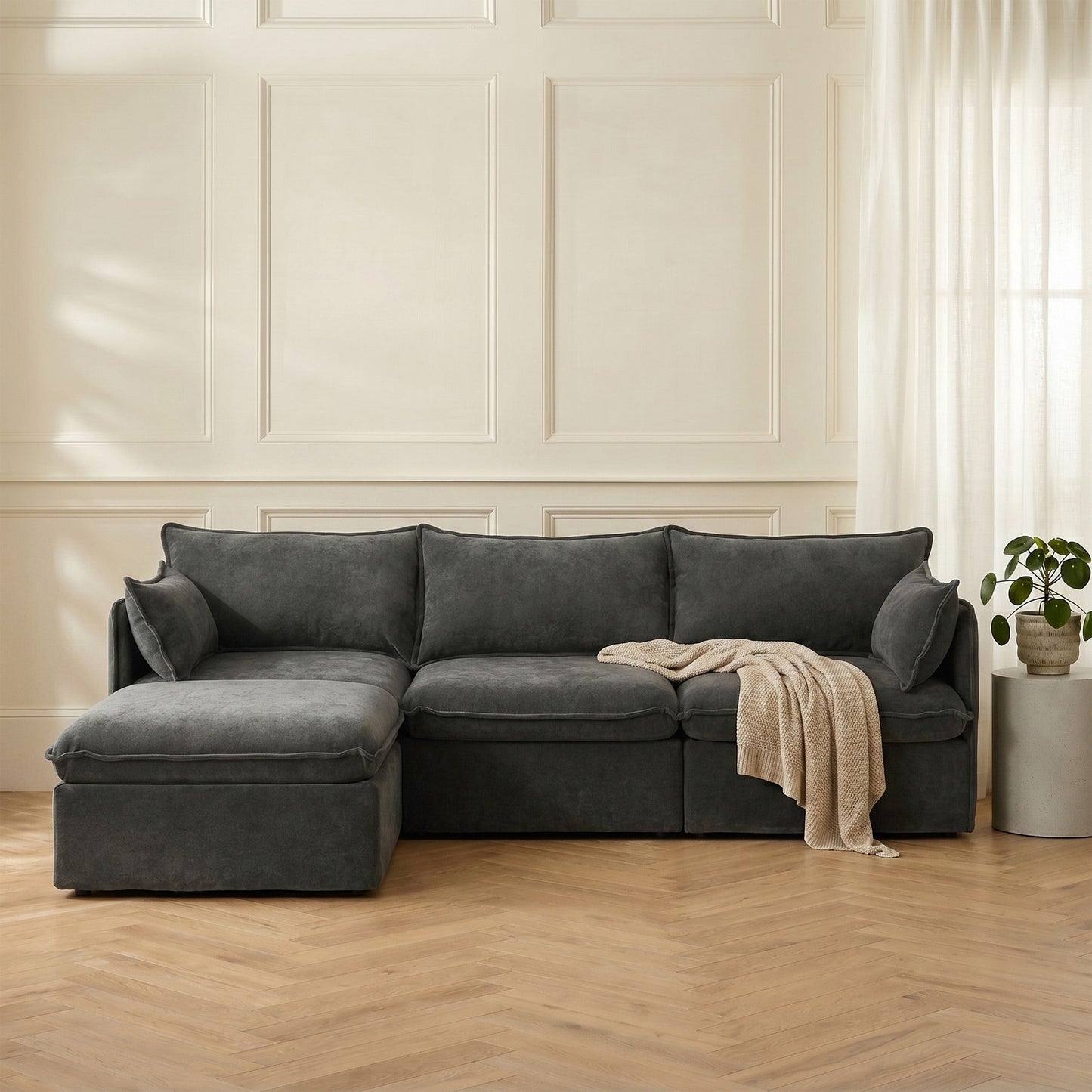 Anchor 3-Seater Chaise Sofa Sectional