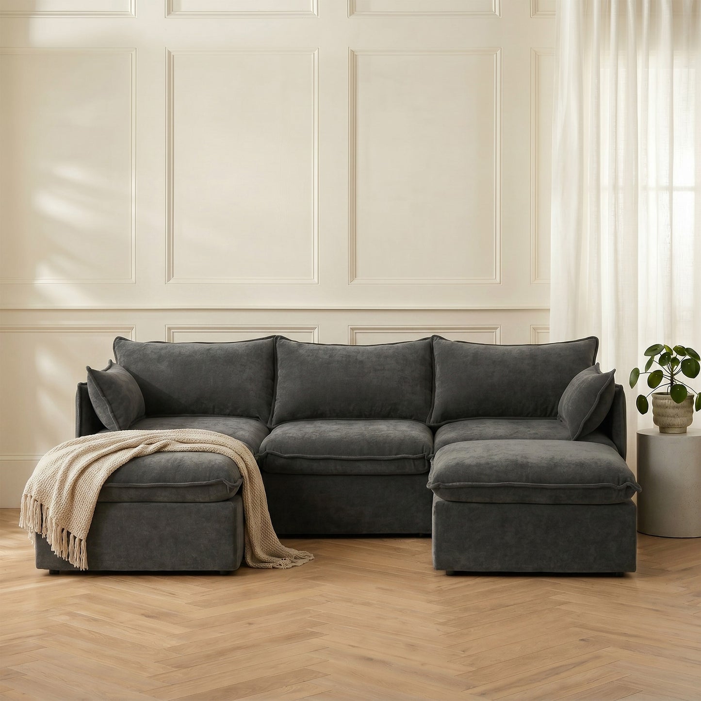 Anchor 3-Seater Chaise Sofa Sectional