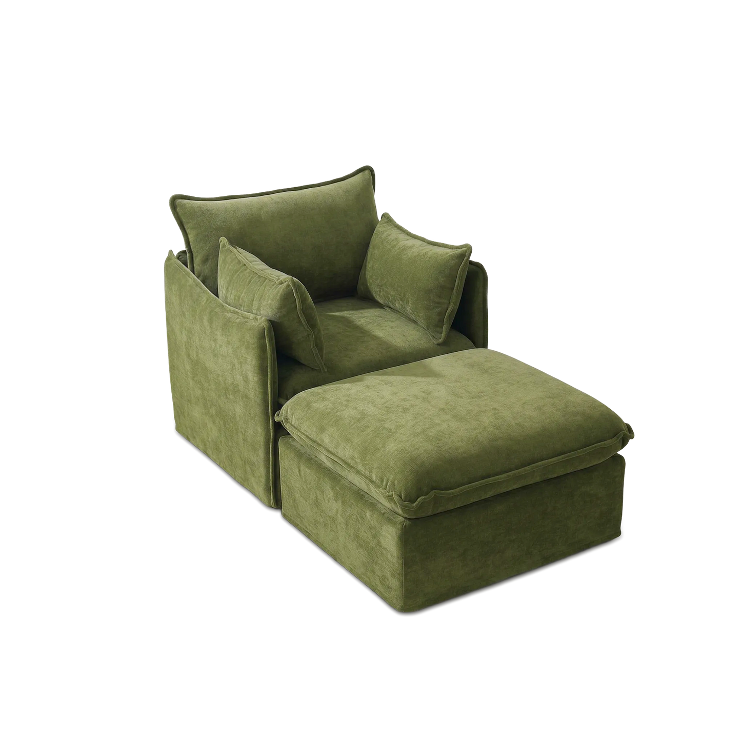 Anchor Accent Chair with Chaise Lounges