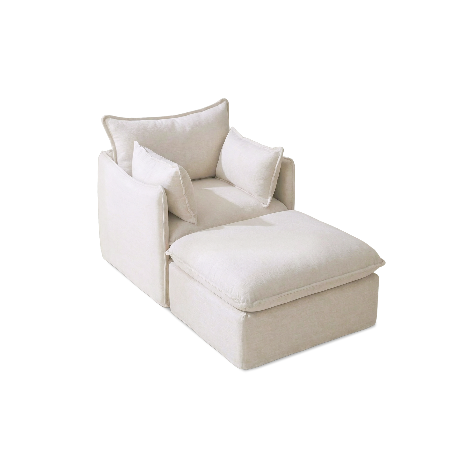 Anchor Accent Chair with Chaise Lounges