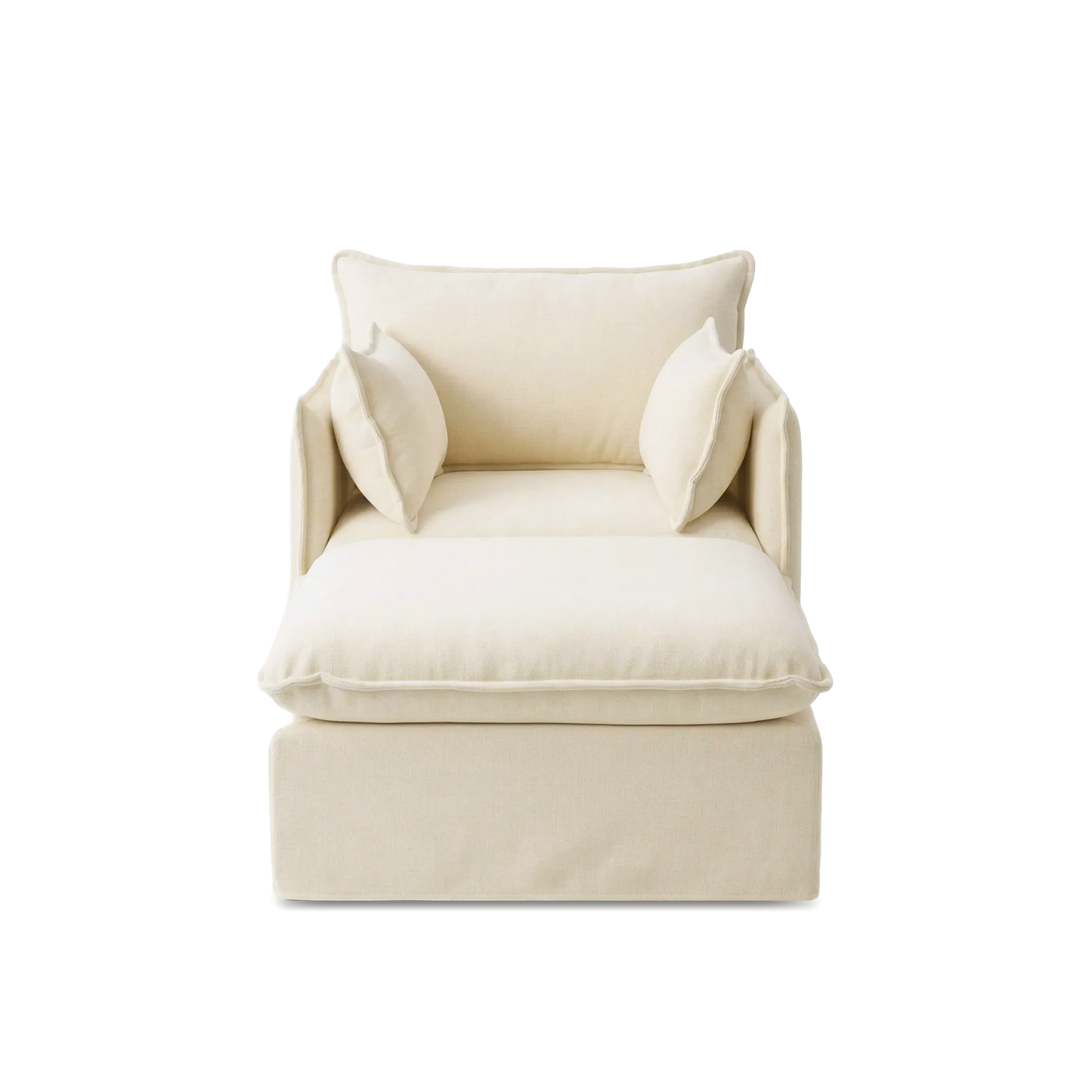 Anchor Accent Chair with Chaise Lounges