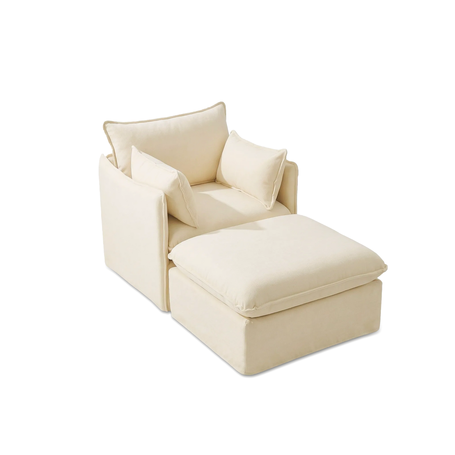 Anchor Accent Chair with Chaise Lounges