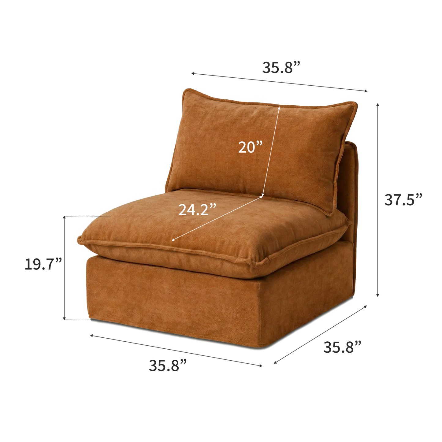 Anchor Armless Center Unit