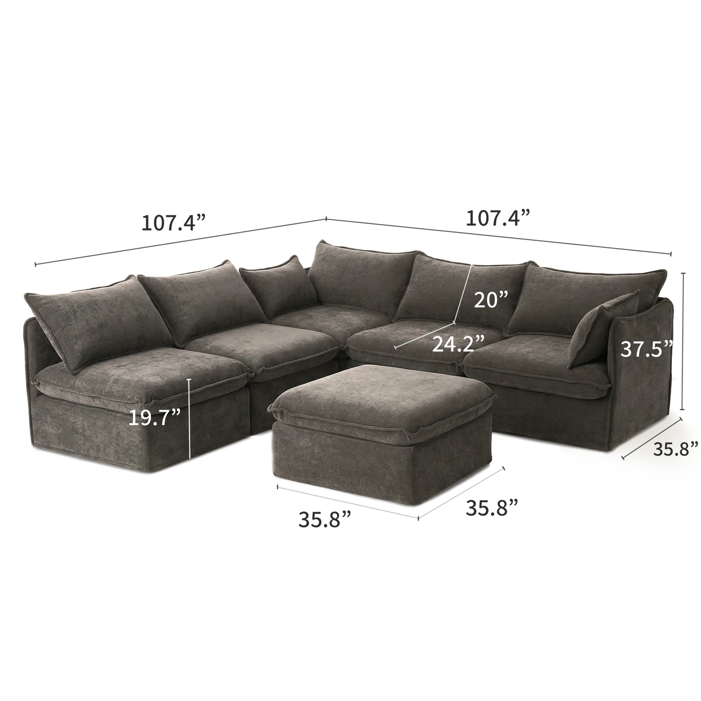 Anchor Corner Chaise Sectional