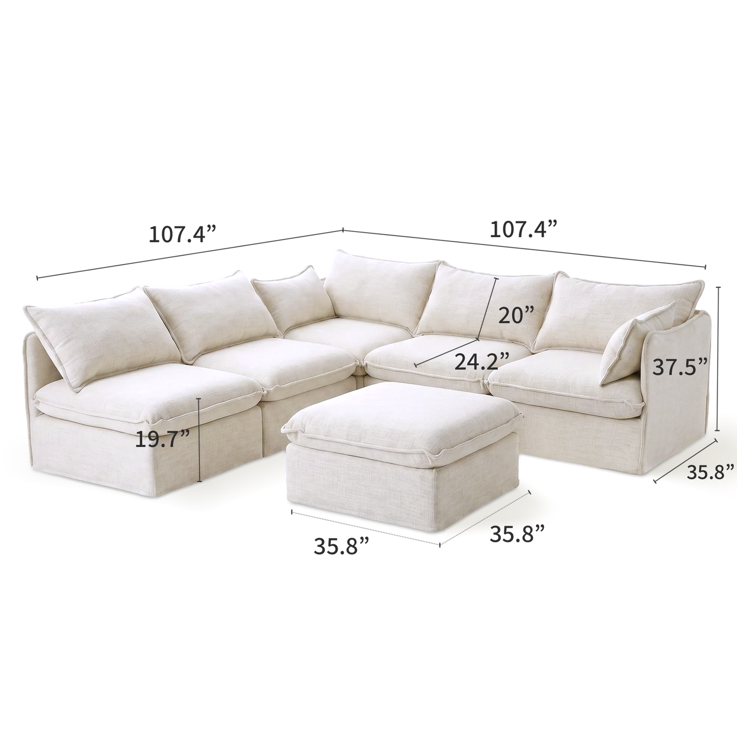 Anchor Corner Chaise Sectional