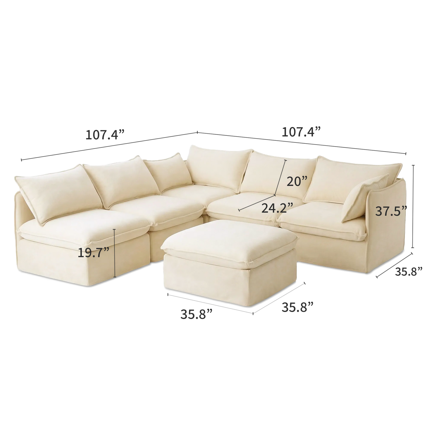 Anchor Corner Chaise Sectional