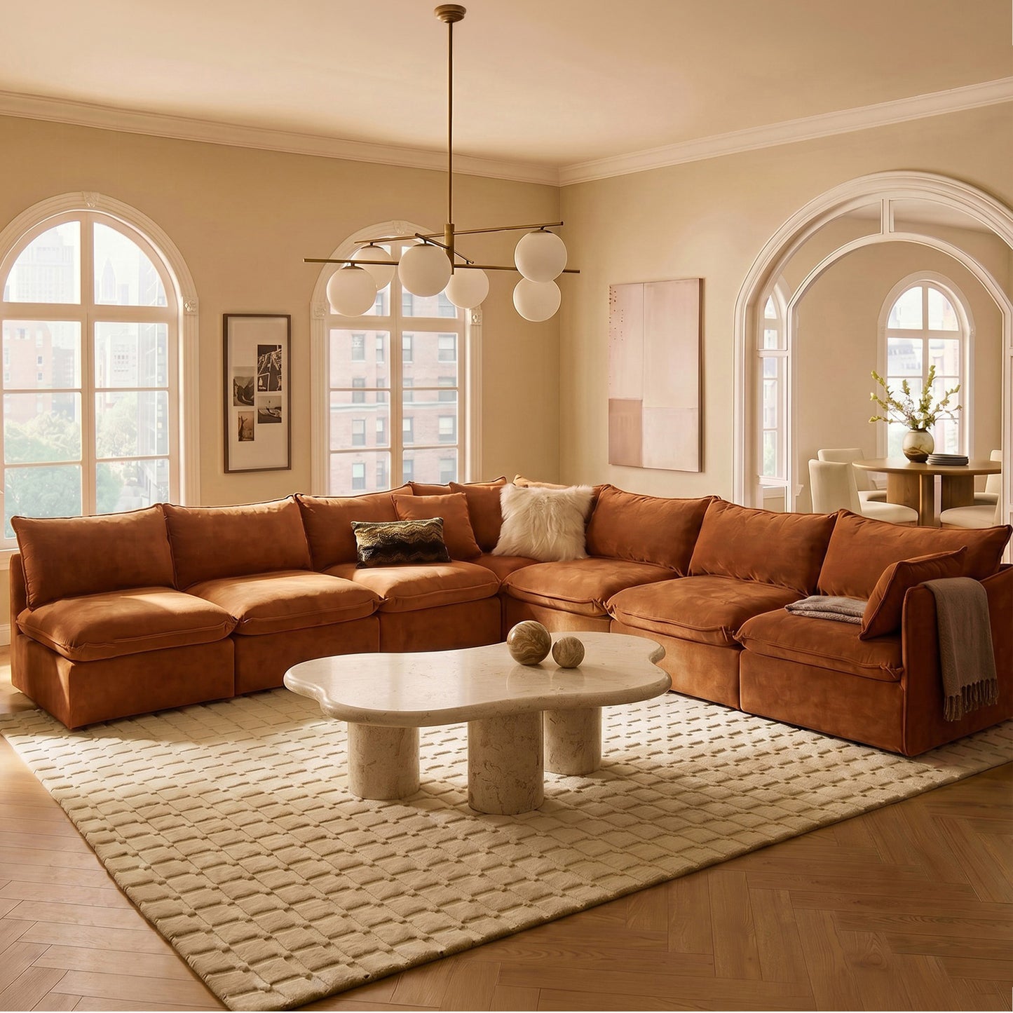 Anchor Hosting Chaise Sectional