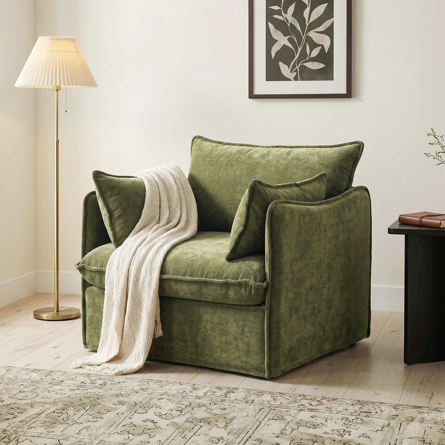 Anchor Accent Chair with Chaise Lounges