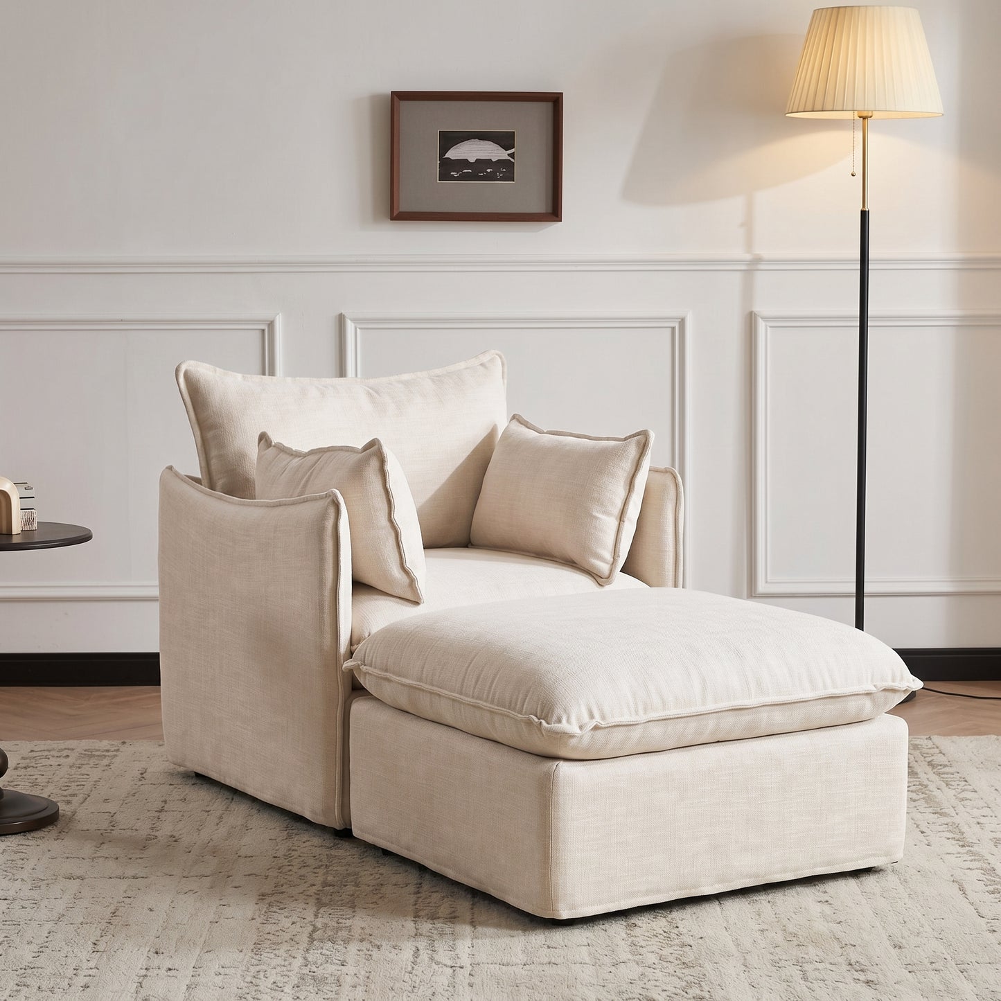 Anchor Accent Chair with Chaise Lounges