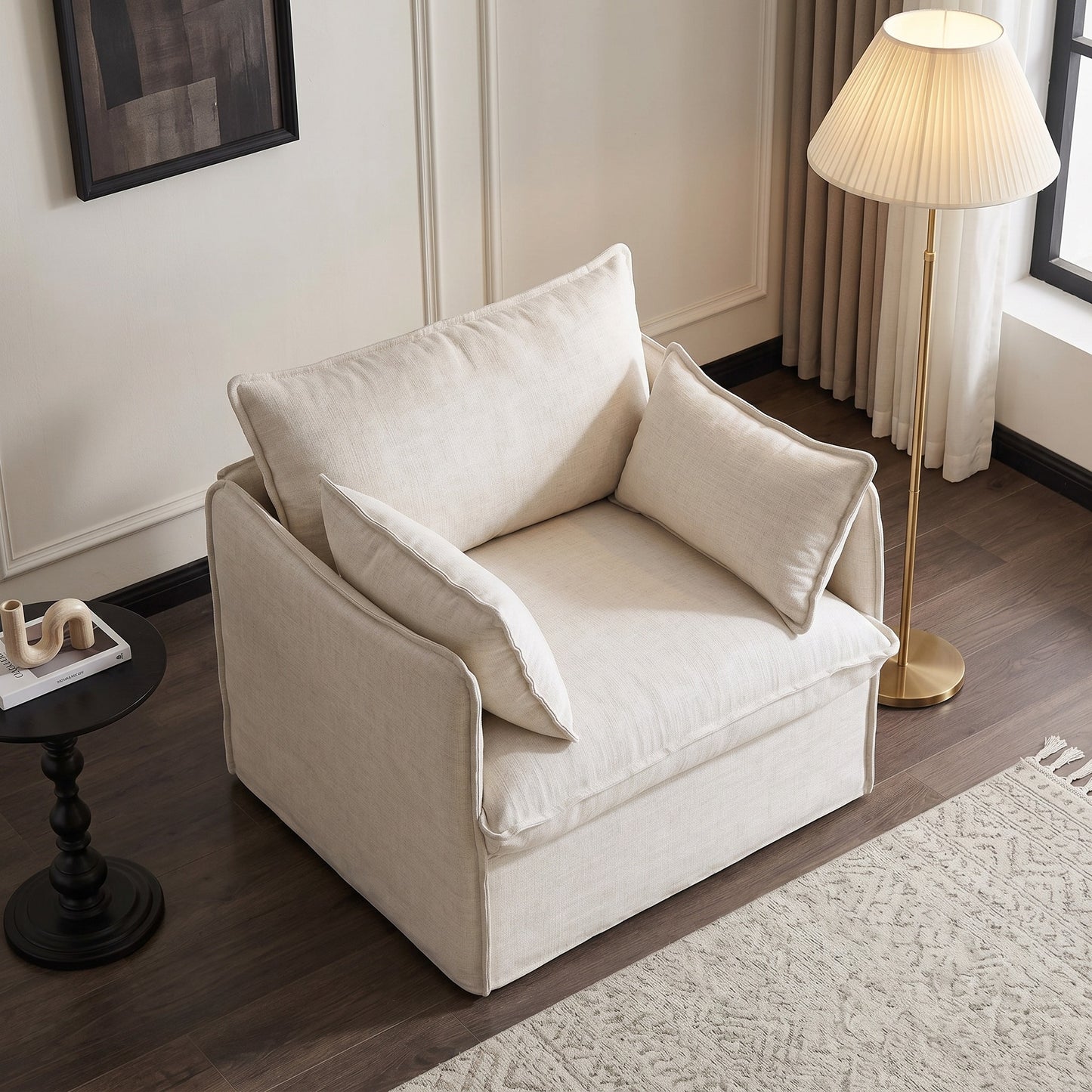 Anchor Accent Chair with Chaise Lounges
