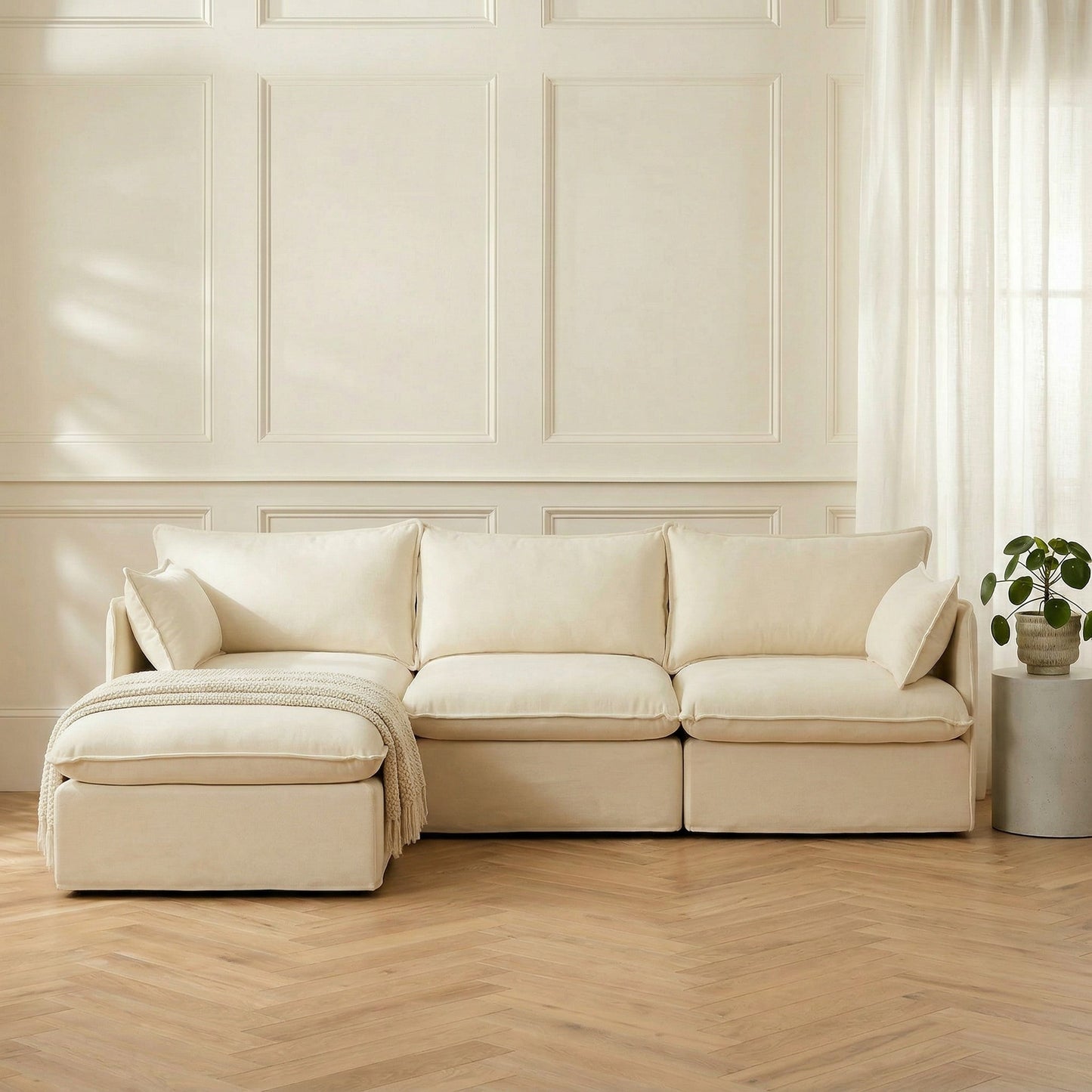 Anchor 3-Seater Chaise Sofa Sectional