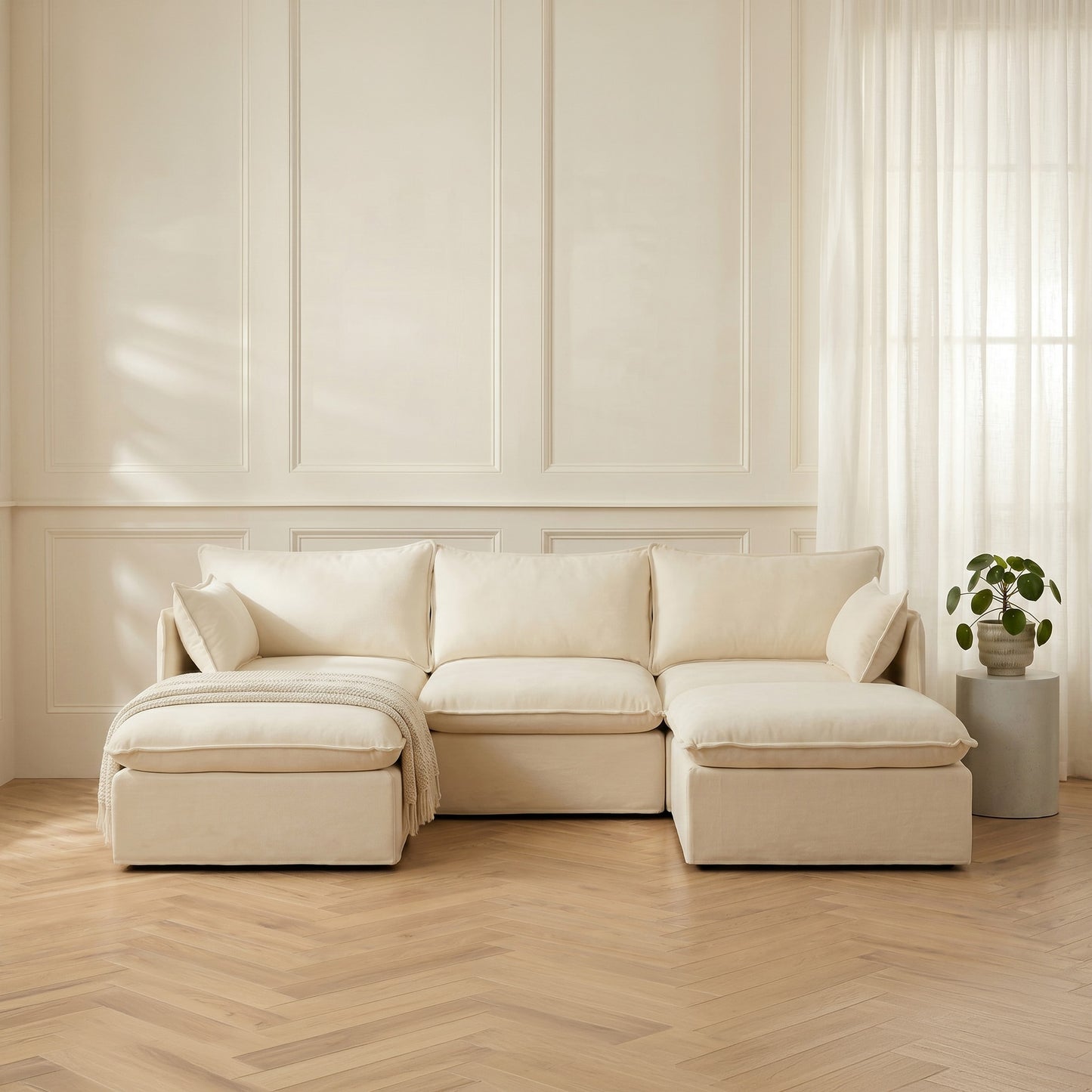 Anchor 3-Seater Chaise Sofa Sectional