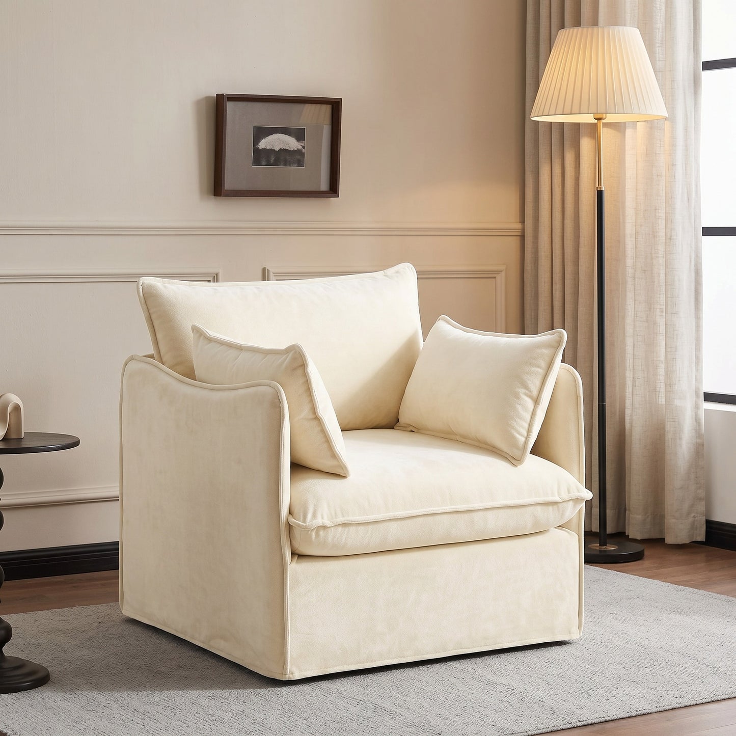 Anchor Accent Chair with Chaise Lounges